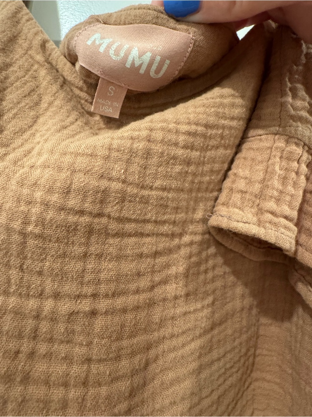 Show Me Your MuMu Tara Guaze Cropped Tank Top - Tan - Picture 2 of 3